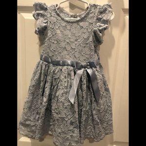Light blue lace dress toddler